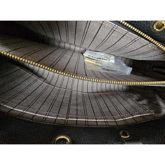 LOUIS VUITTON Montaigne Large GM Empreinte Black Shoulder Leather Bag Satchel - Picture 14 of 16